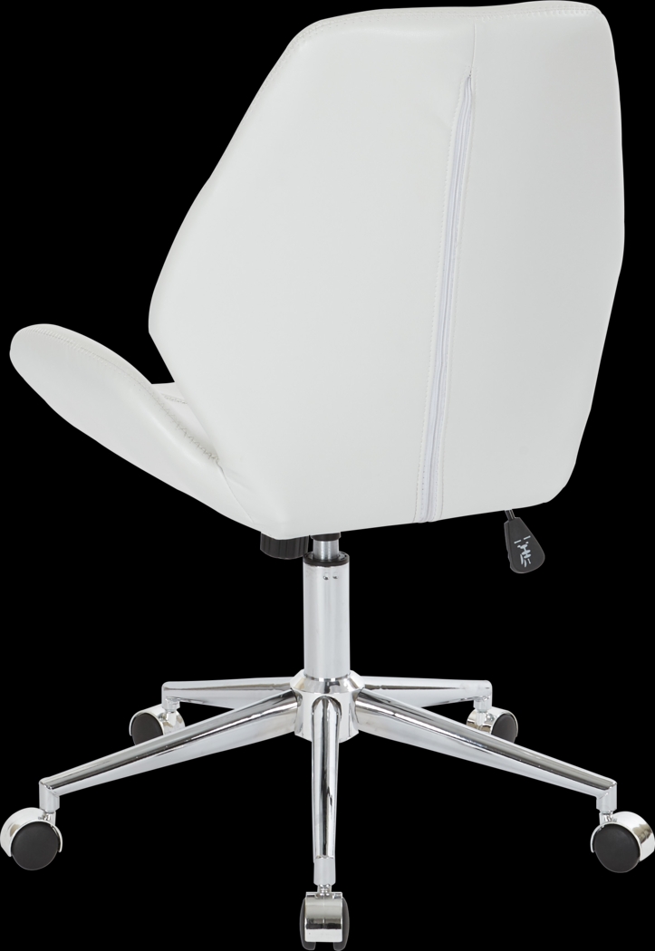 Elliota White Office Chair - Thumbnail - Image 3