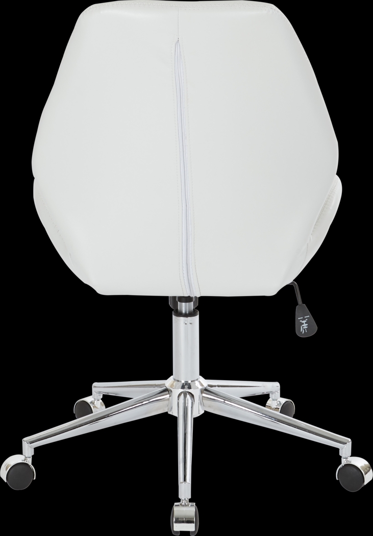 Elliota White Office Chair - Thumbnail - Image 4