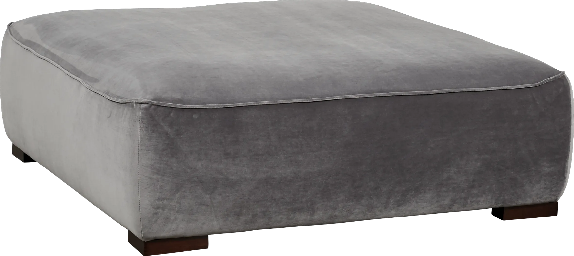 Ellis Graphite Cocktail Ottoman - Thumbnail - Image 1