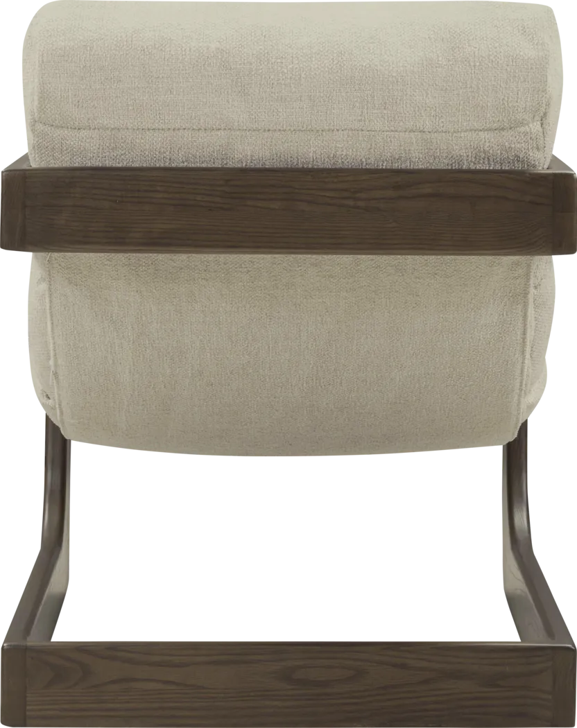 Ellisboia Beige Accent Chair - Thumbnail - Image 4
