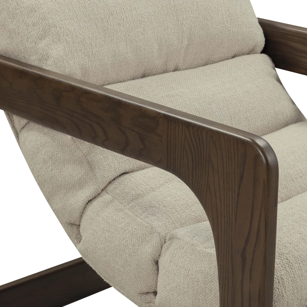 Ellisboia Beige Accent Chair - Thumbnail - Image 5