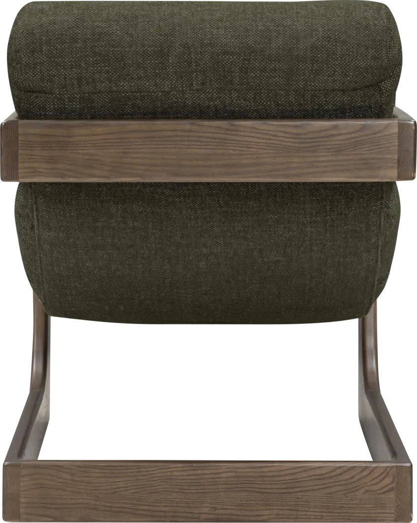Ellisboia Dark Green Accent Chair - Thumbnail - Image 4