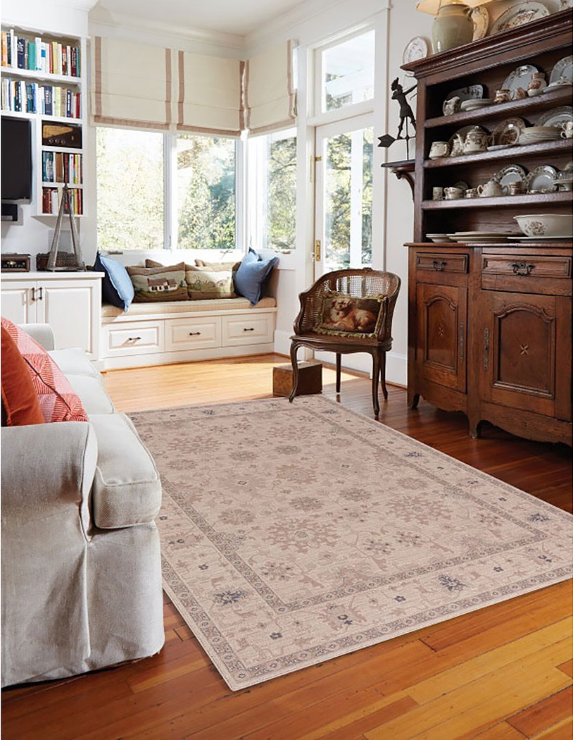 Ellisna Beige 5'3 x 7'6 Rug - Thumbnail - Image 2