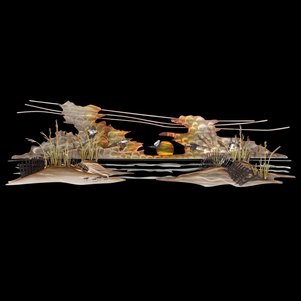 Ellisville Harbor Bronze Indoor/Outdoor Wall Art - Thumbnail - Image 1