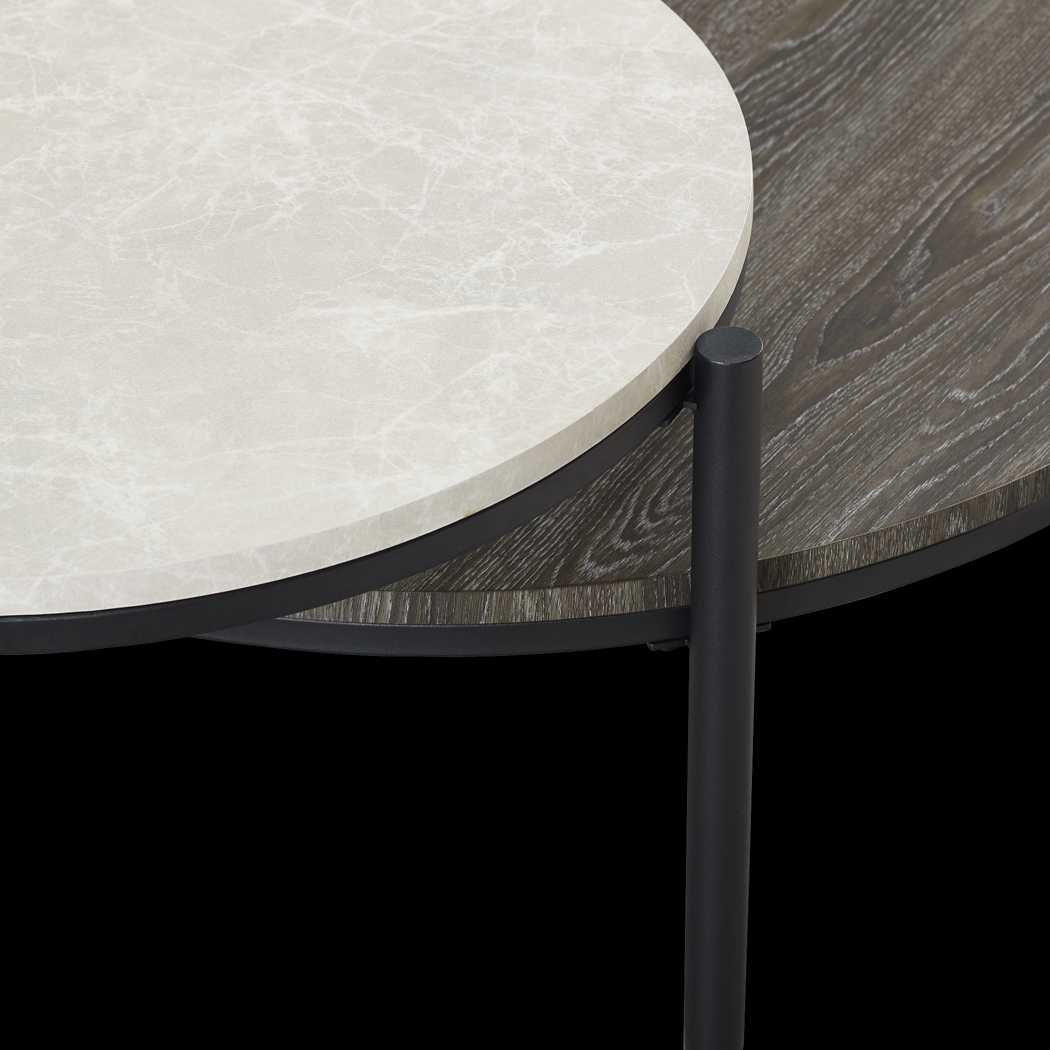 Ellisway Gray Cocktail Table, Set of 2 - Thumbnail - Image 3