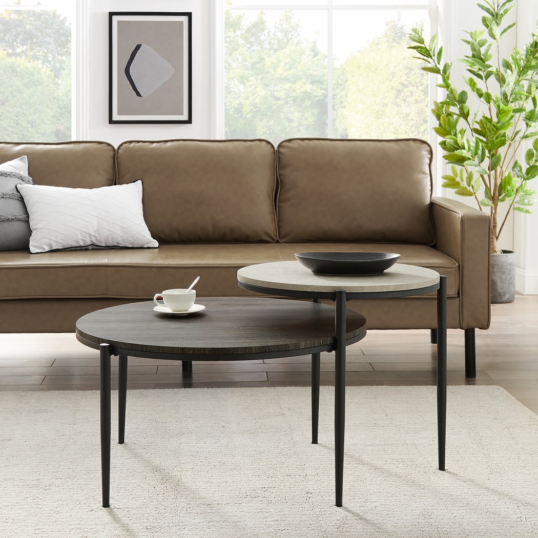 Ellisway Gray Cocktail Table, Set of 2 - Thumbnail - Image 4