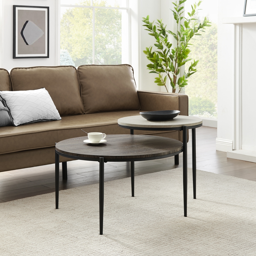 Ellisway Gray Cocktail Table, Set of 2 - Thumbnail - Image 5