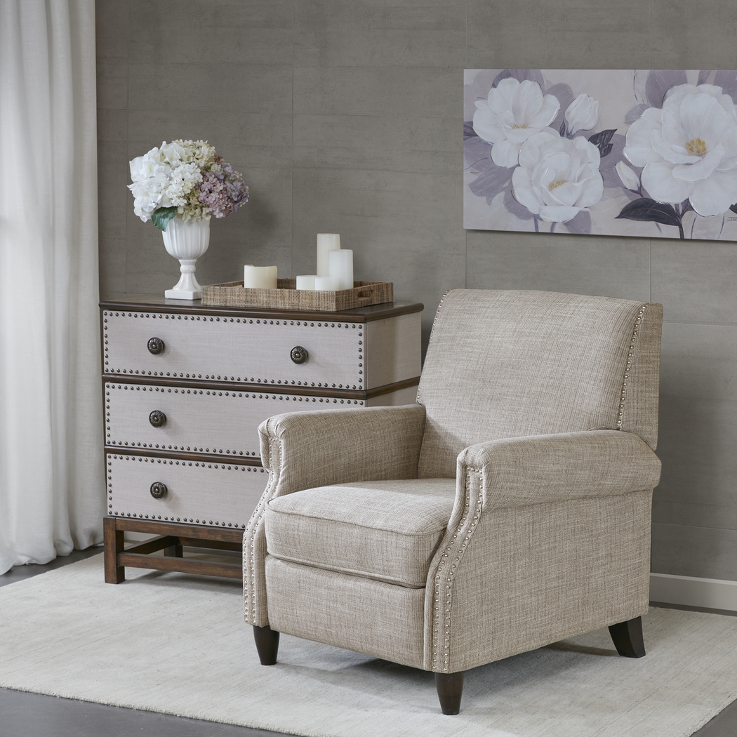 Ellon Sand Pushback Recliner - Thumbnail - Image 7