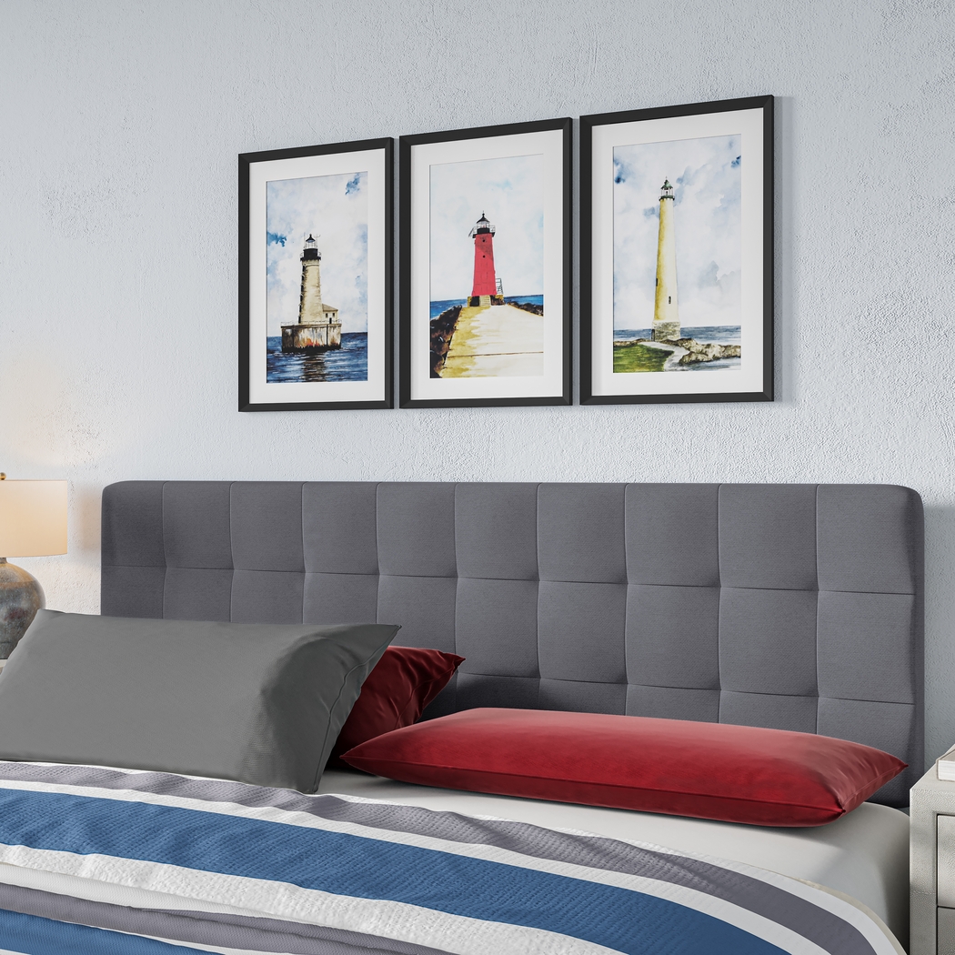 Ellor Lane Charcoal King/California King Headboard - Thumbnail - Image 2