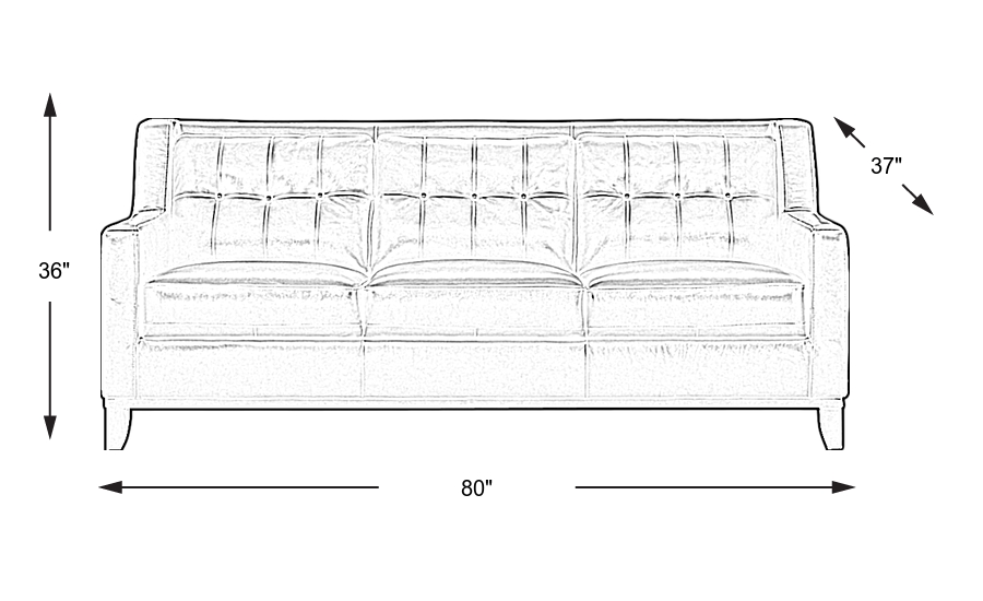 Dimension Image. Please refer to the Dimension Tab on this page for dimension details.