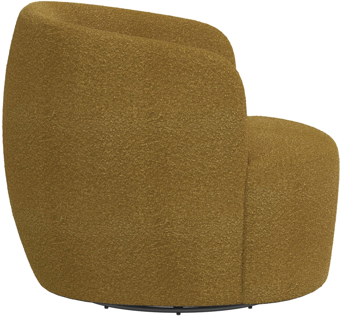Elloran Brown Swivel Accent Chair - Thumbnail - Image 3