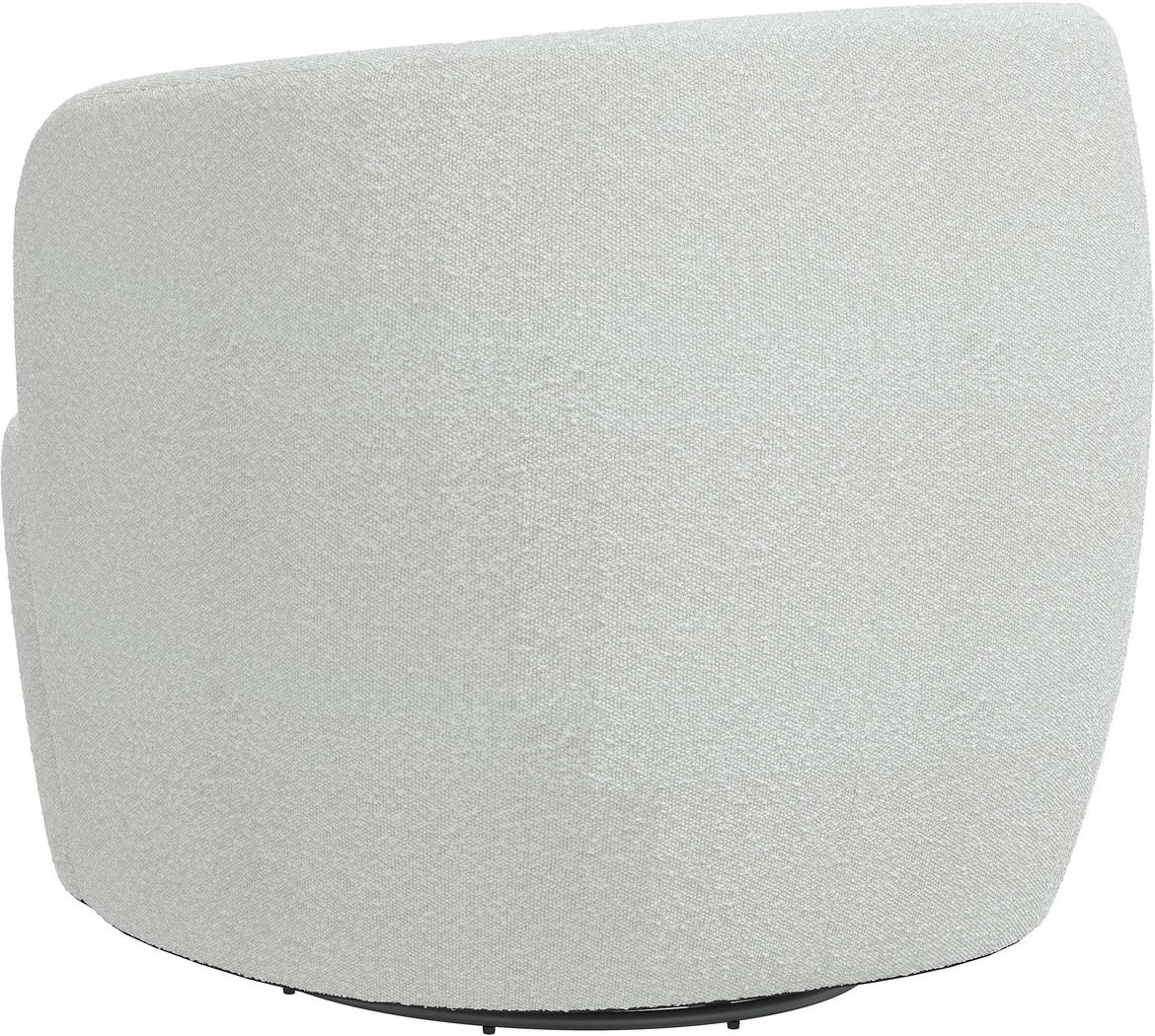 Elloran Cream Swivel Accent Chair - Thumbnail - Image 4
