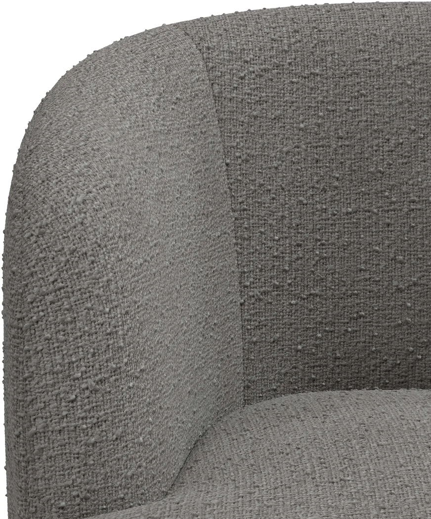 Elloran Dark Gray Swivel Accent Chair - Thumbnail - Image 5
