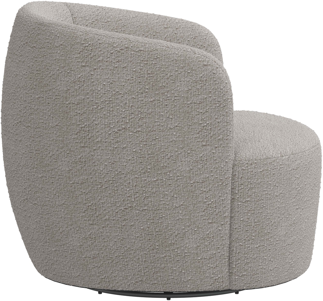 Elloran Gray Swivel Accent Chair - Thumbnail - Image 3