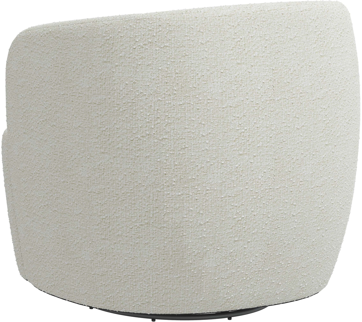 Elloran White Swivel Accent Chair - Thumbnail - Image 4