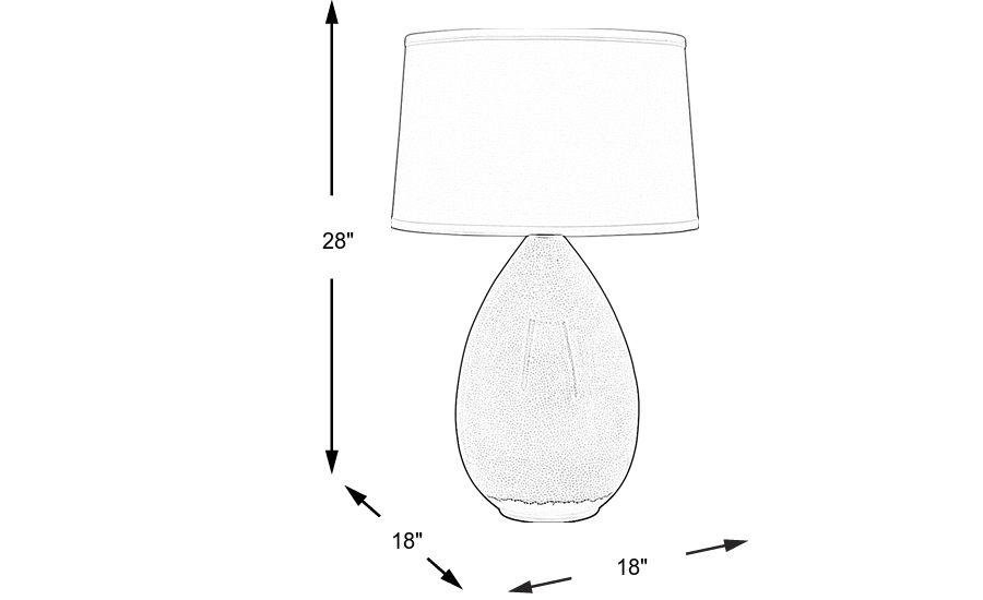 Dimension Image. Please refer to the Dimension Tab on this page for dimension details.