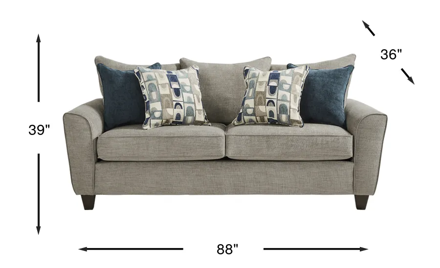 Dimension Image. Please refer to the Dimension Tab on this page for dimension details.