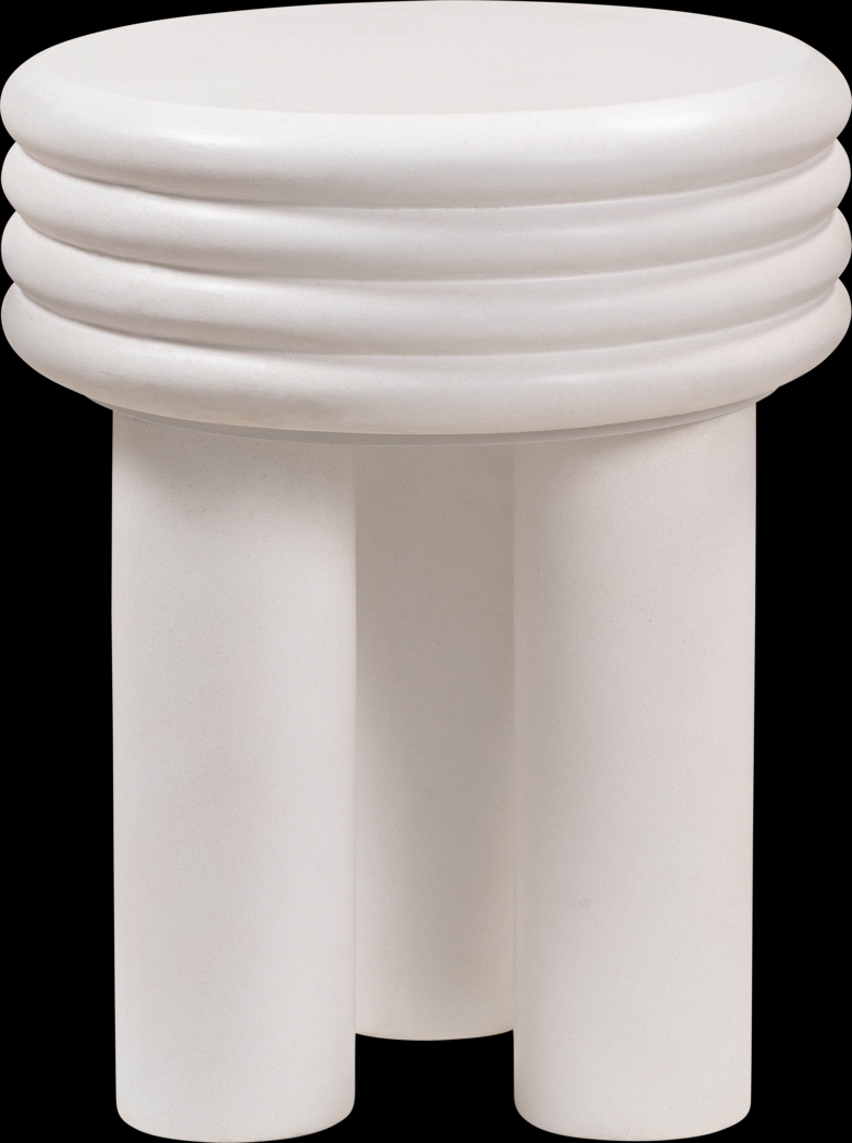Ellta Ivory Accent Table - Thumbnail - Image 2