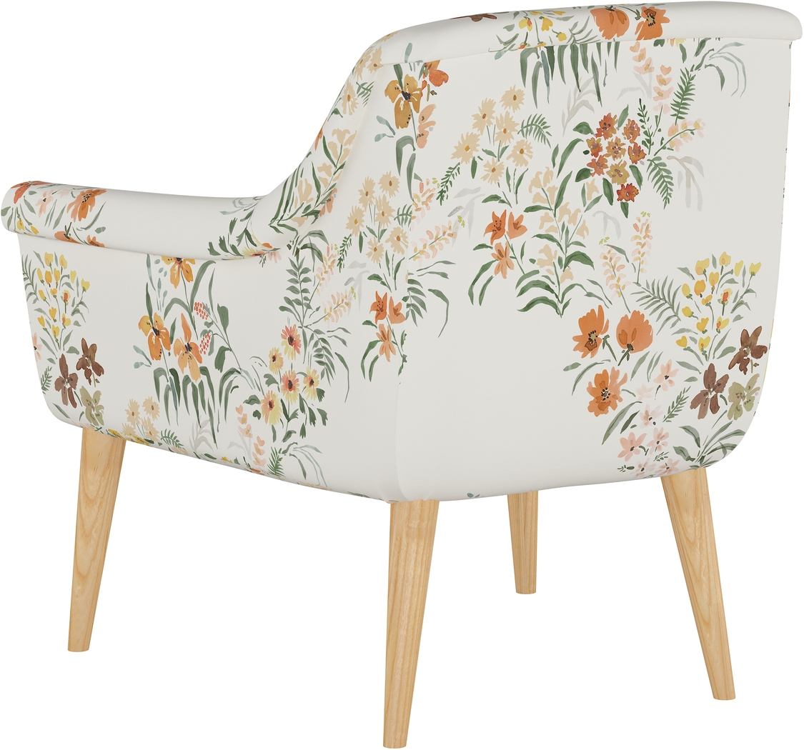 Ellysan Cream Accent Chair - Thumbnail - Image 4
