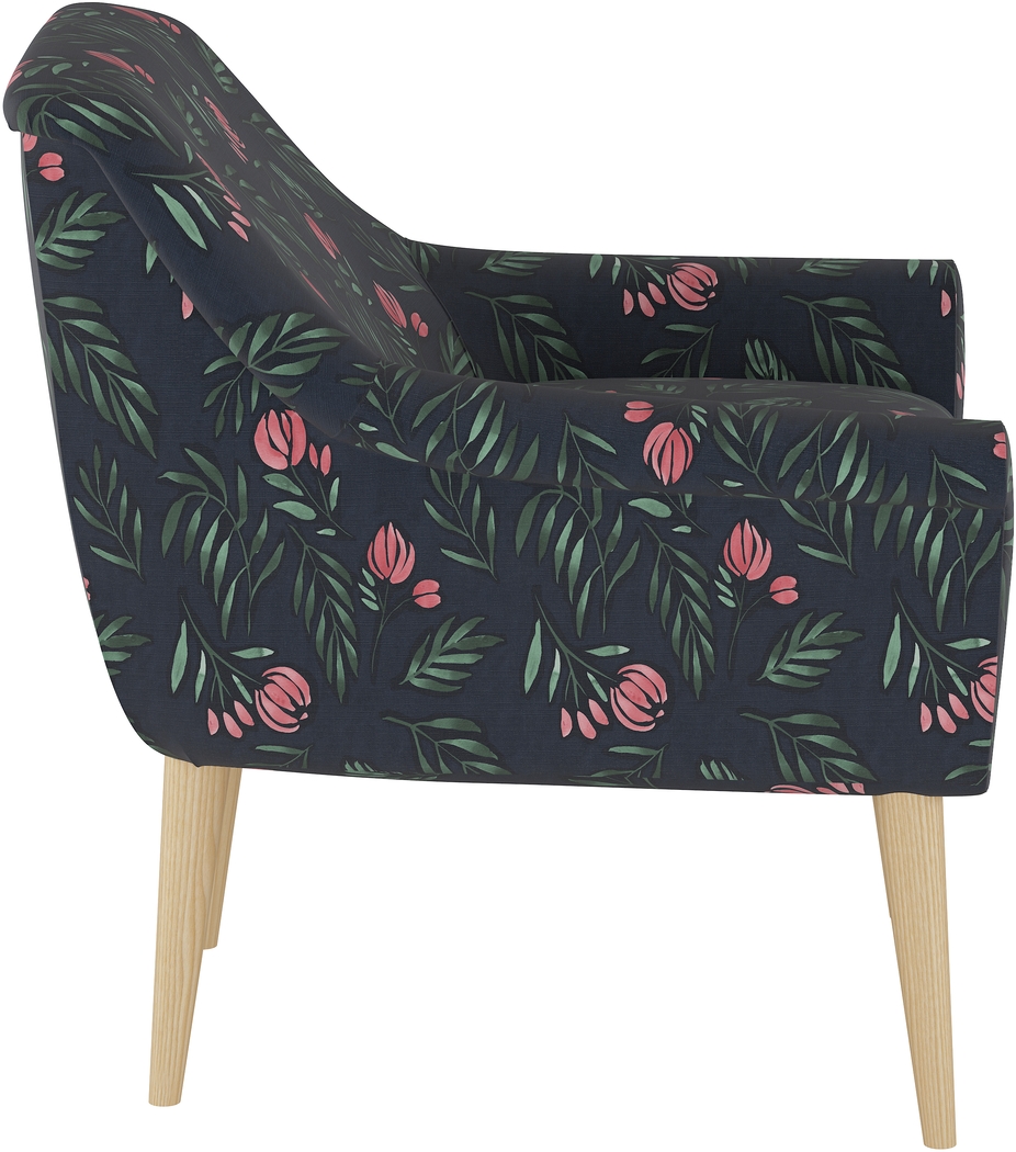 Ellysan Navy Accent Chair - Thumbnail - Image 3