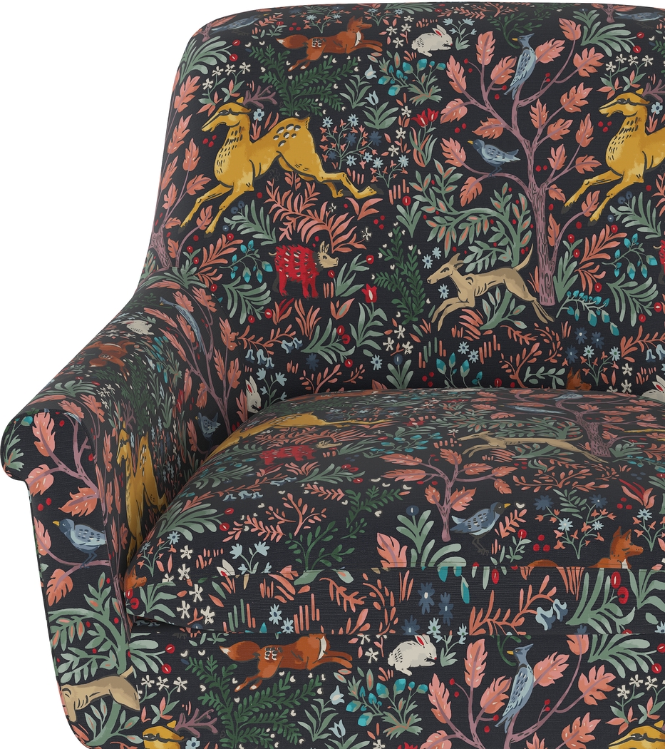 Ellysan Navy Accent Chair - Thumbnail - Image 5