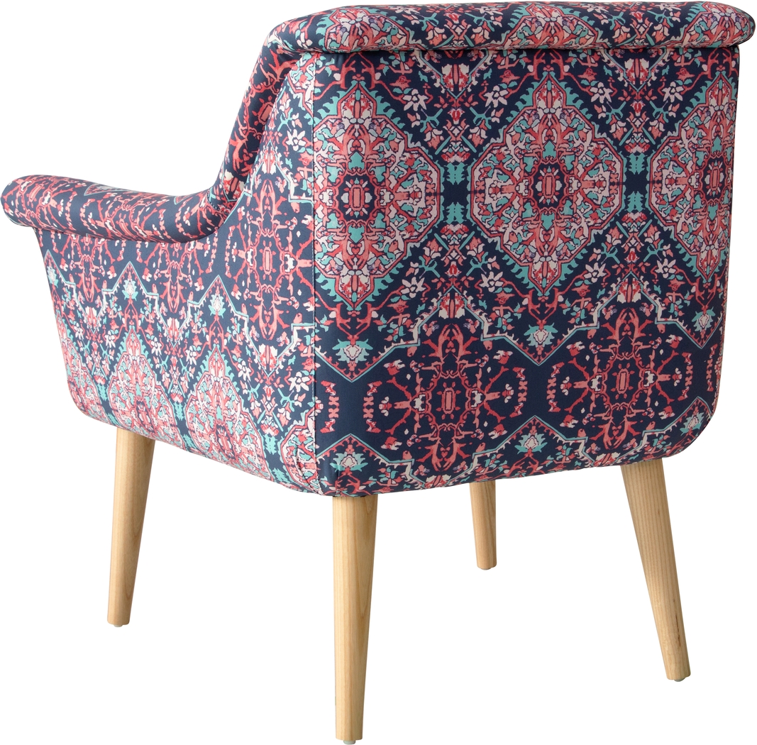 Ellysan Pink Accent Chair - Thumbnail - Image 4