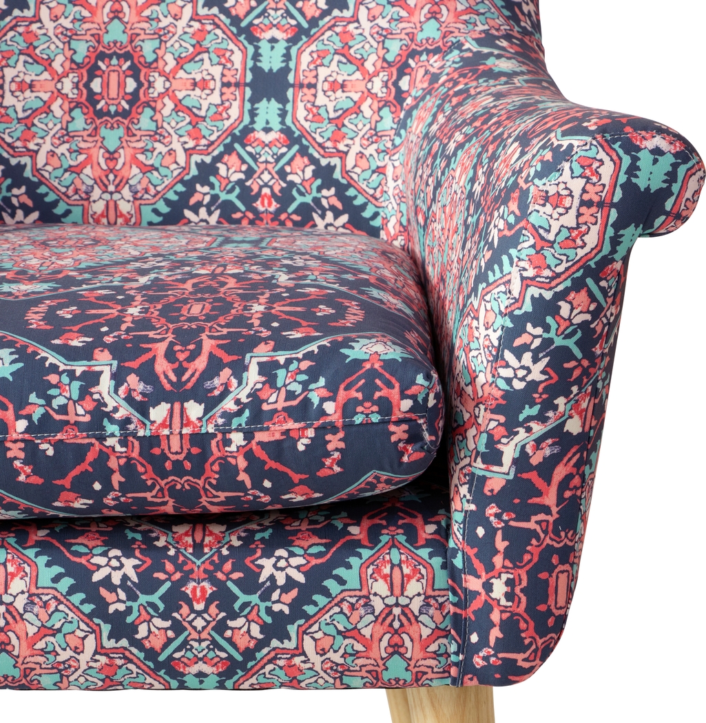 Ellysan Pink Accent Chair - Thumbnail - Image 5