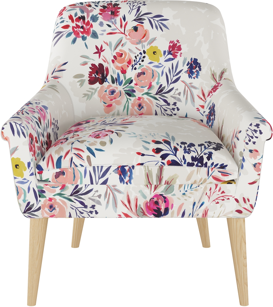 Ellysan Purple Accent Chair - Thumbnail - Image 2