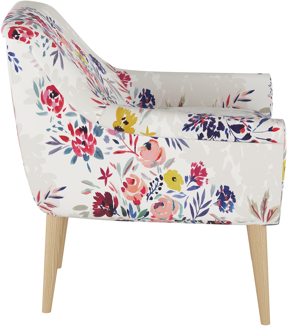 Ellysan Purple Accent Chair - Thumbnail - Image 3