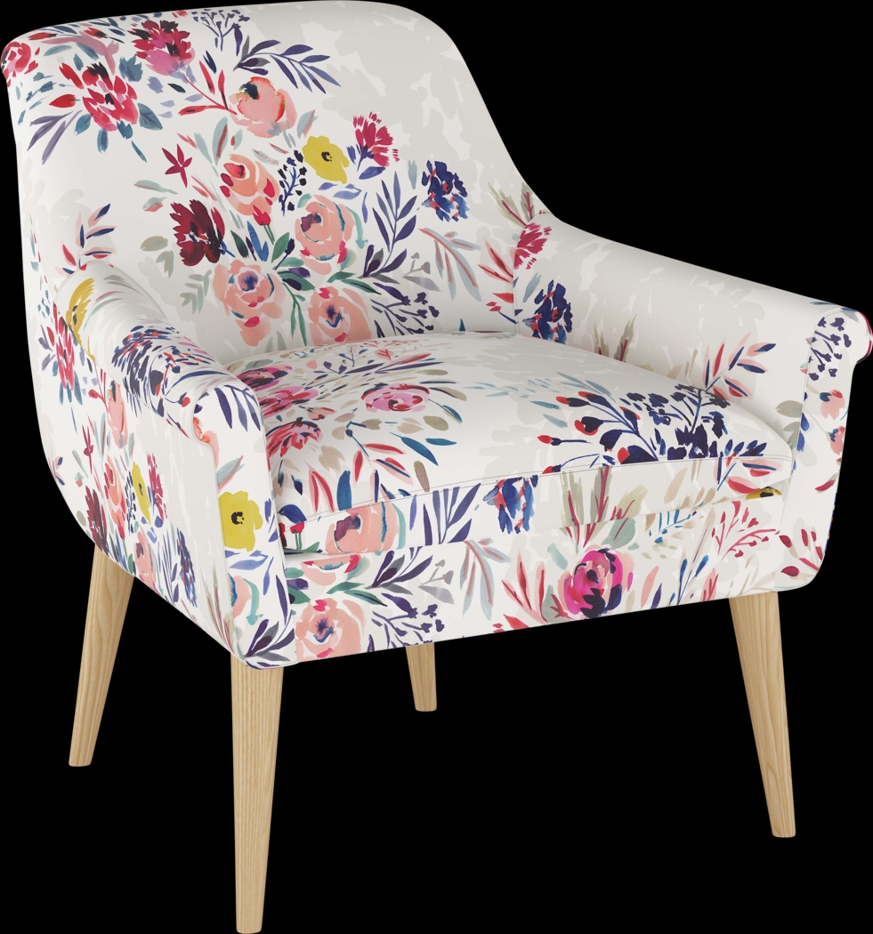 Ellysan Purple Accent Chair - Thumbnail - Image 1