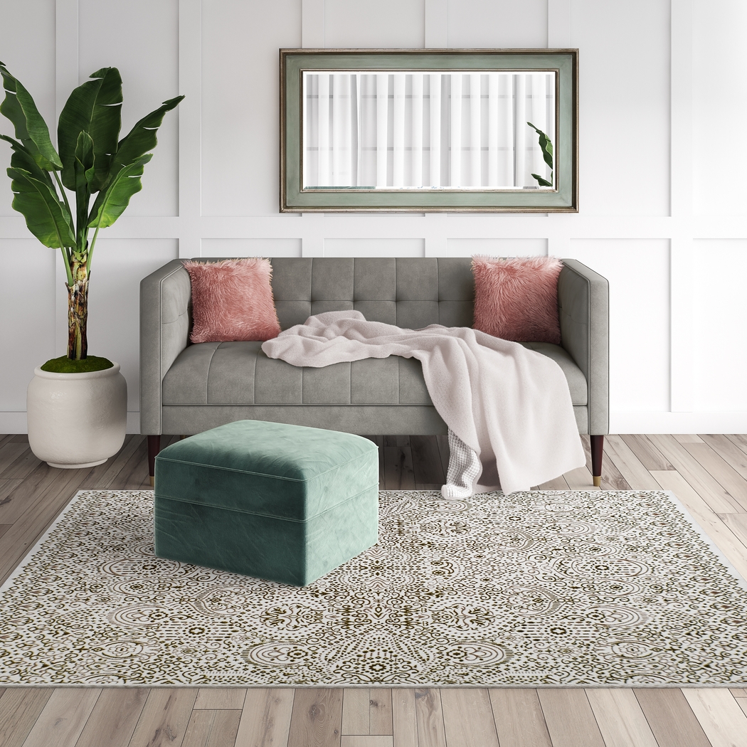 CosmoLiving By Cosmopolitan Ellyse Cream 8' x 10' Rug - Thumbnail - Image 5