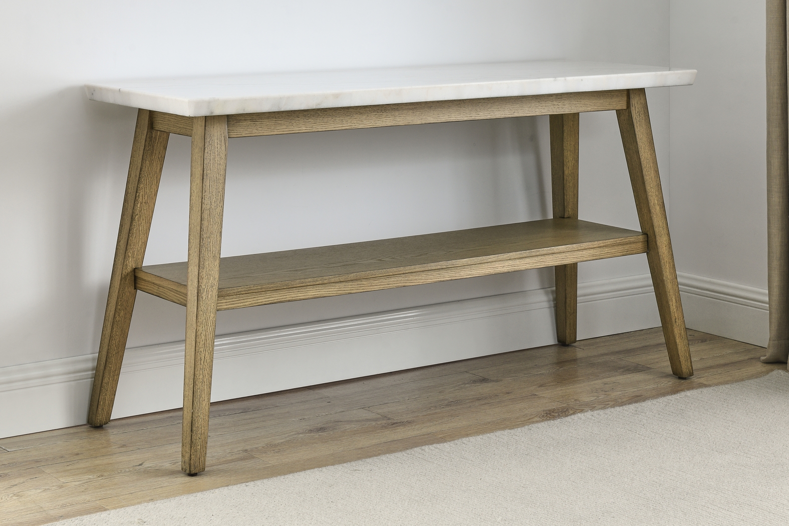 Ellzey Brown Sofa Table - Thumbnail - Image 2