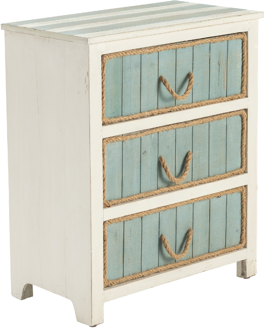 Elmar Sea Blue Accent Cabinet - Thumbnail - Image 2
