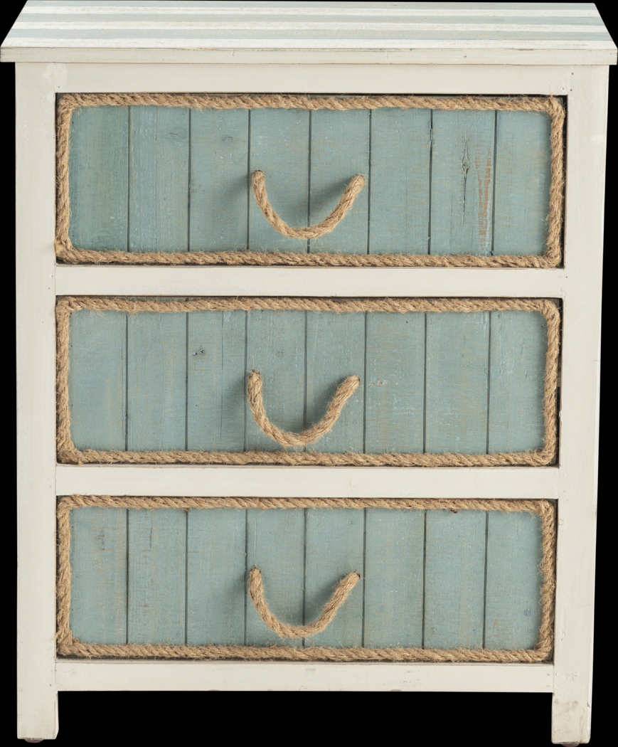 Elmar Sea Blue Accent Cabinet - Thumbnail - Image 1