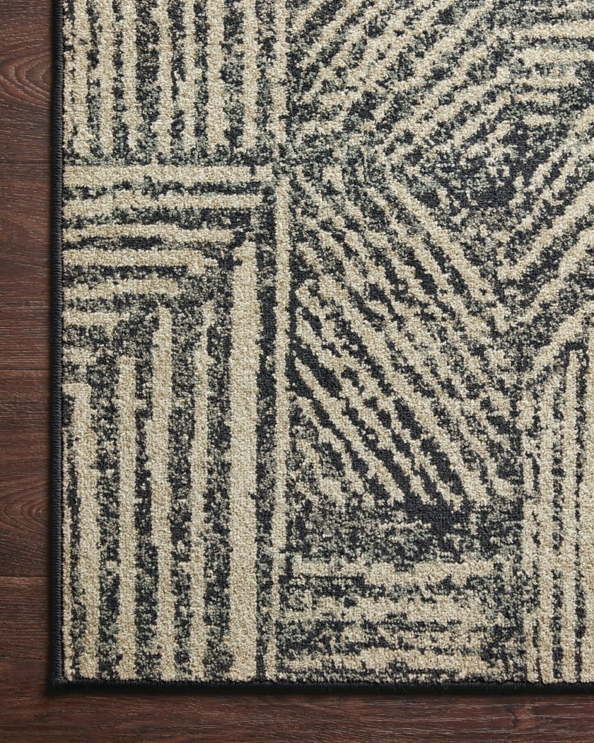 Elmbel Black 5'5 x 7'6 Rug - Thumbnail - Image 4