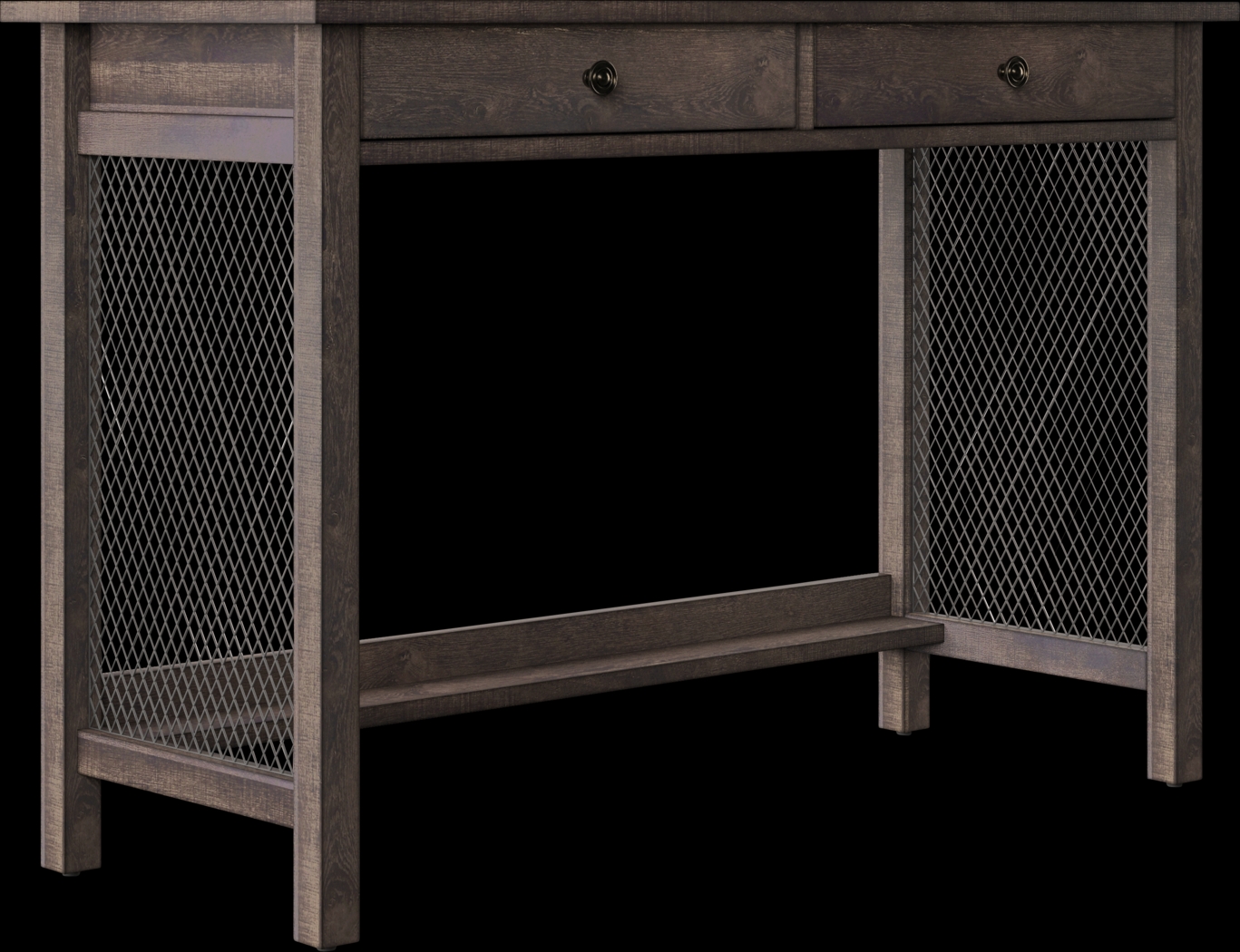 Elmbrook Dark Brown Desk - Thumbnail - Image 2