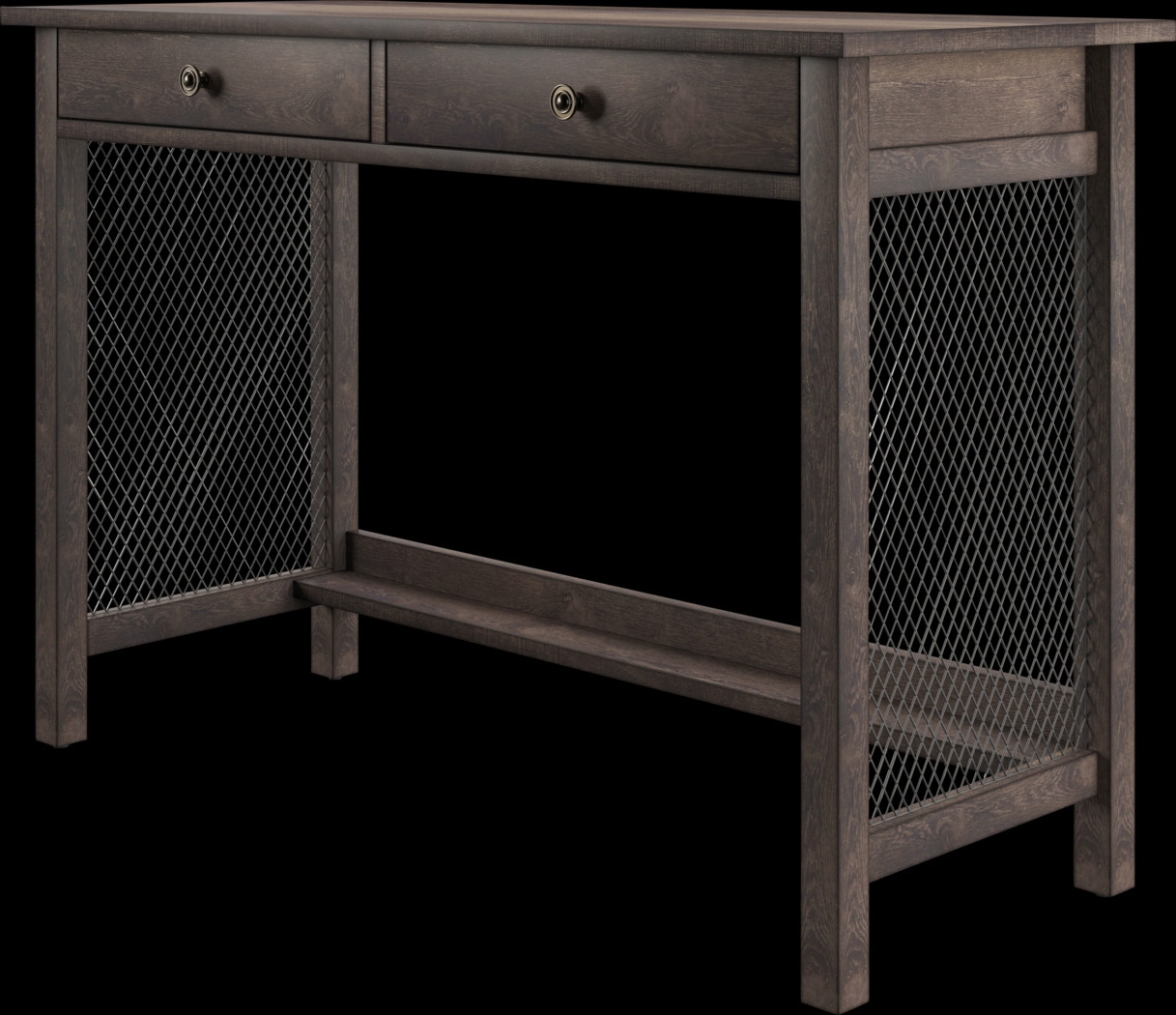 Elmbrook Dark Brown Desk - Thumbnail - Image 3