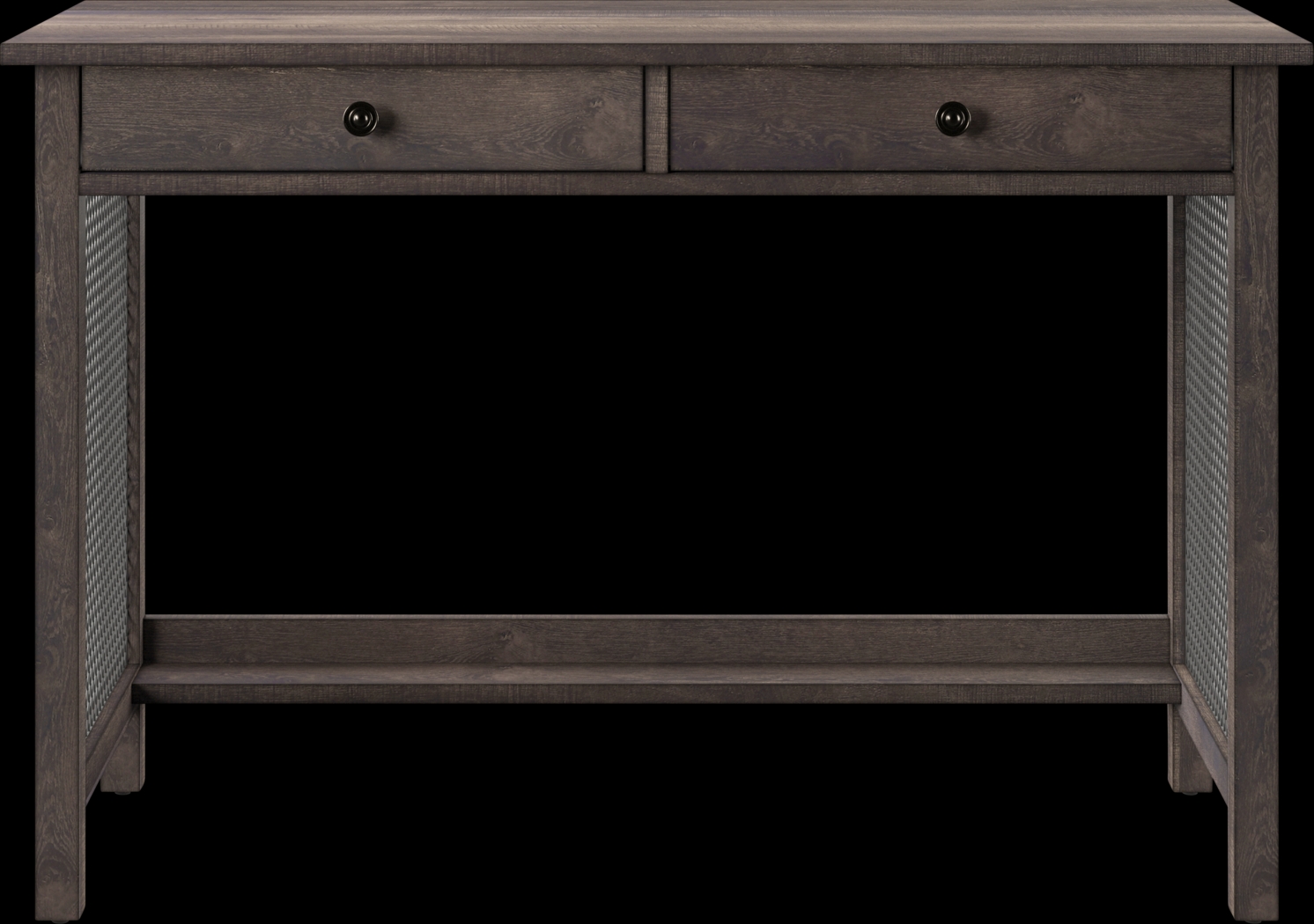 Elmbrook Dark Brown Desk - Thumbnail - Image 1