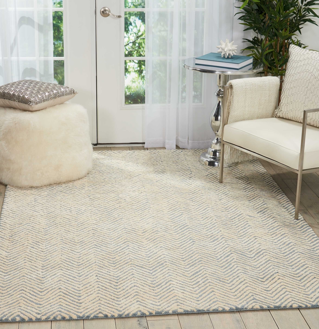 Elmena Ivory 5'3 x 7'4 Rug - Thumbnail - Image 4