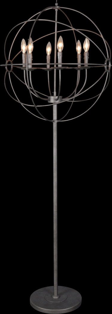 Elmendorf Brown Floor Lamp - Thumbnail - Image 1