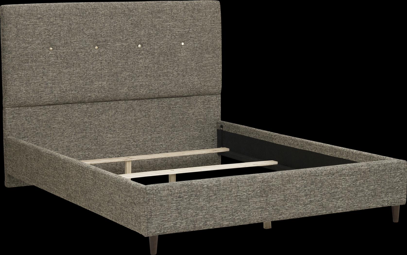 Elmer Way Gray Queen Bed - Thumbnail - Image 5