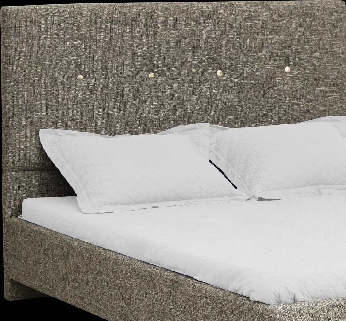 Elmer Way Gray Queen Bed - Thumbnail - Image 7