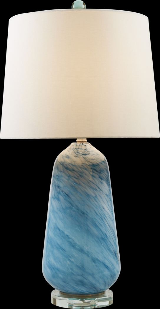 Elmere Bend Blue Lamp - Thumbnail - Image 5