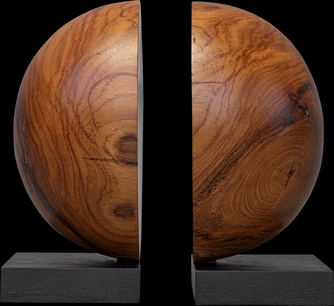 Elmino Brown Bookend, Set of 2 - Thumbnail - Image 1