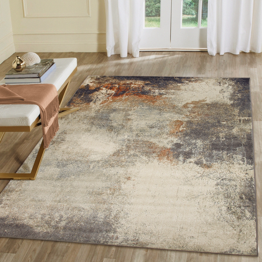 Elmoira Blue 5'3 x 7'6 Rug - Thumbnail - Image 2