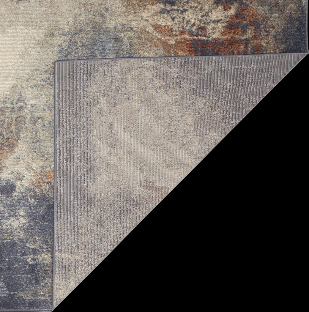 Elmoira Blue 5'3 x 7'6 Rug - Thumbnail - Image 5