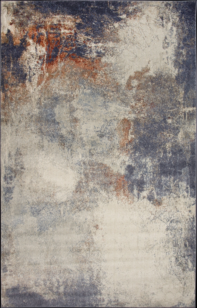Elmoira Blue 5'3 x 7'6 Rug - Thumbnail - Image 1
