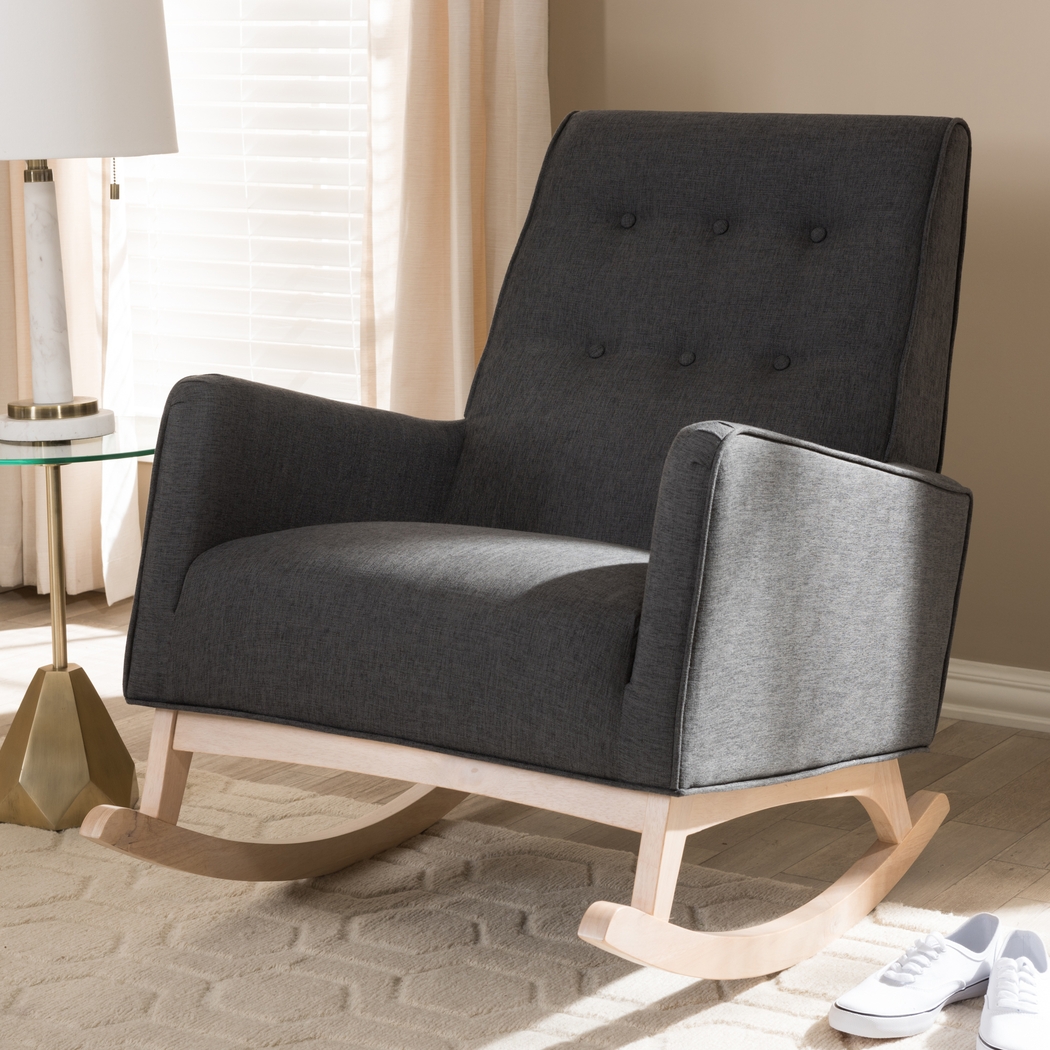 Elmorado Charcoal Accent Chair - Thumbnail - Image 2
