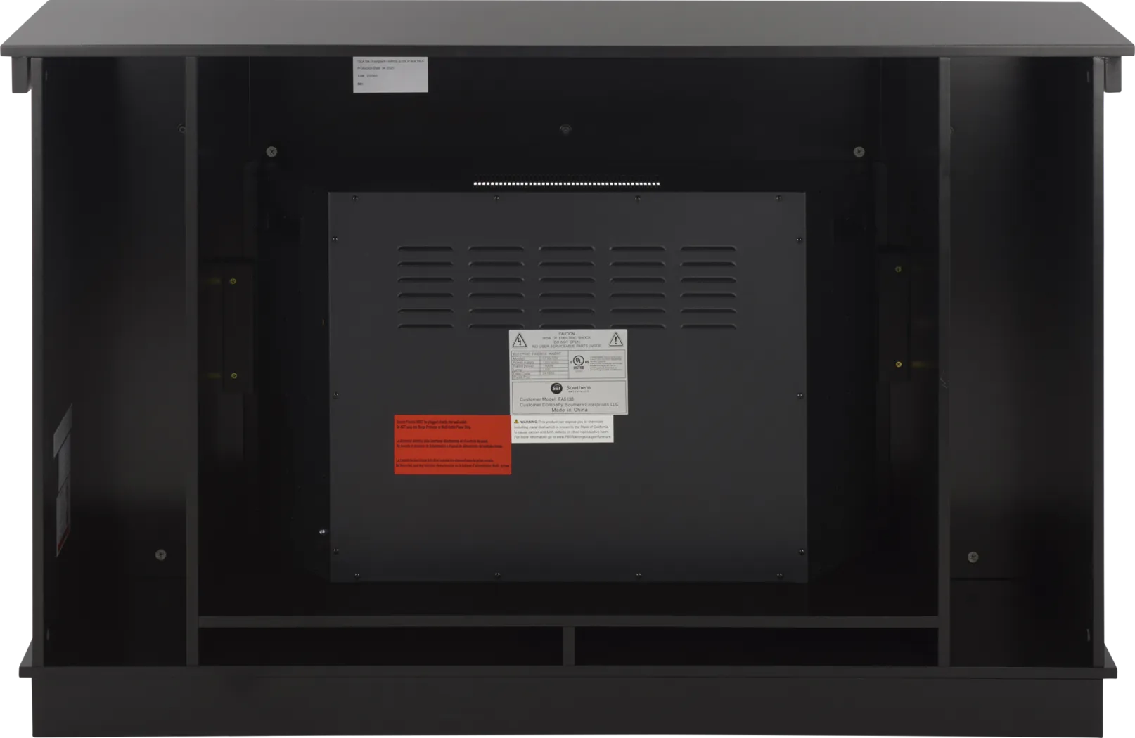 Elmpond Black 55 in. Console with Electric Fireplace - Image 8