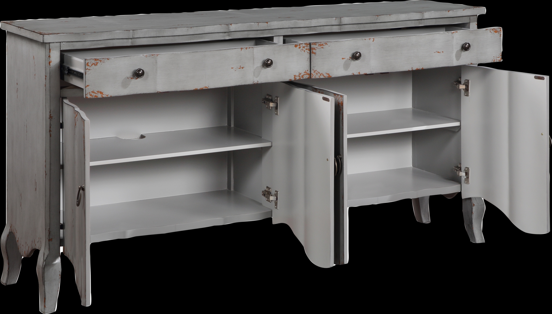 Elmsere Blue Credenza - Thumbnail - Image 4